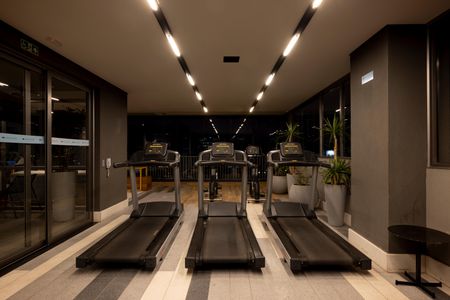 Studio para alugar com 30m², 1 quarto e sem vaga Studio para alugar com 30m², 1 quarto e sem vagaAcademia