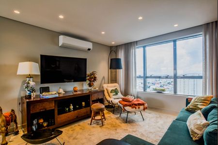 Sala de apartamento à venda com 3 quartos, 130m² em Campestre, Santo André