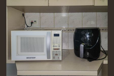 Cozinha de apartamento para alugar com 2 quartos, 86m² em Boqueirão, Praia Grande