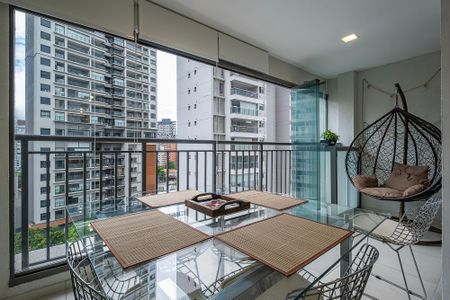 Varanda de apartamento para alugar com 1 quarto, 37m² em Pompeia, São Paulo