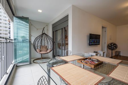 Varanda de apartamento para alugar com 1 quarto, 37m² em Pompeia, São Paulo