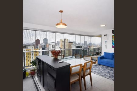 Sala de jantar de apartamento à venda com 3 quartos, 122m² em Pinheiros, São Paulo