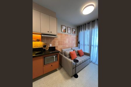 Sala de apartamento para alugar com 1 quarto, 25m² em Vila Olímpia, São Paulo