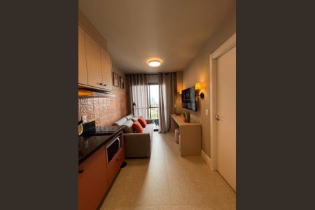 Sala de apartamento para alugar com 1 quarto, 25m² em Vila Olímpia, São Paulo