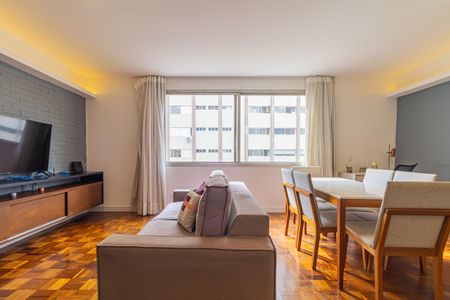 Sala de apartamento para alugar com 3 quartos, 113m² em Cerqueira César, São Paulo