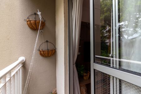 Varanda da Sala de apartamento para alugar com 2 quartos, 50m² em Jardim Centenario, São Paulo