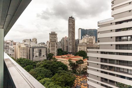 Vista do Studio de kitnet/studio para alugar com 1 quarto, 31m² em República, São Paulo