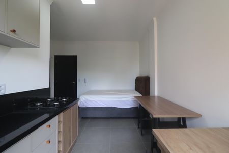 Cozinha de kitnet/studio para alugar com 1 quarto, 28m² em Vila Nova, Novo Hamburgo