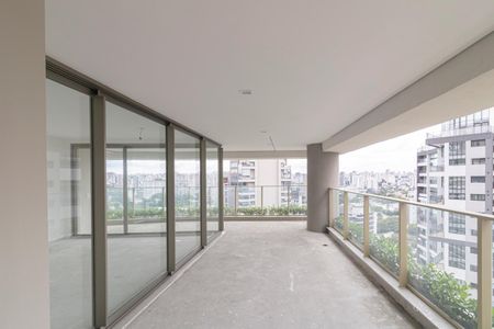Varanda gourmet de apartamento à venda com 3 quartos, 218m² em Indianópolis, São Paulo
