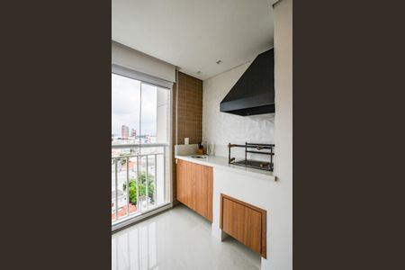 Varanda da Sala de apartamento à venda com 2 quartos, 77m² em Jardim Bela Vista, Santo André