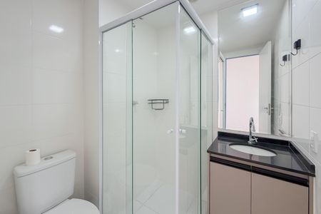 Banheiro de apartamento para alugar com 1 quarto, 28m² em Vila Dom Pedro I, São Paulo