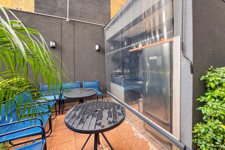 Apartamento para alugar com 28m², 1 quarto e 1 vagaChurrasqueiras