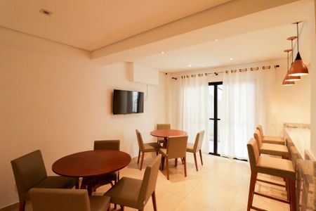 Apartamento para alugar com 38m², 1 quarto e sem vagaSalão de Festas