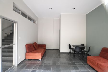 Área comum - Salão de festas de apartamento para alugar com 1 quarto, 60m² em Cambuí, Campinas