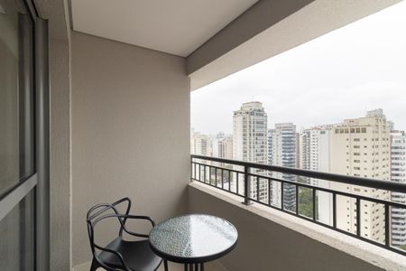 Studio para alugar com 27m², 1 quarto e sem vagaVaranda