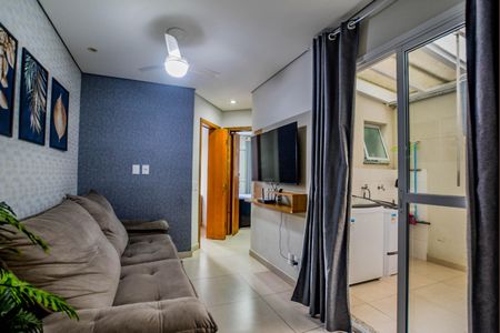 Sala de apartamento para alugar com 2 quartos, 51m² em Vila América, Santo André