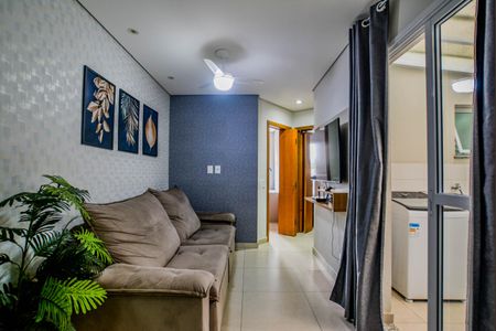 Sala de apartamento para alugar com 2 quartos, 51m² em Vila América, Santo André