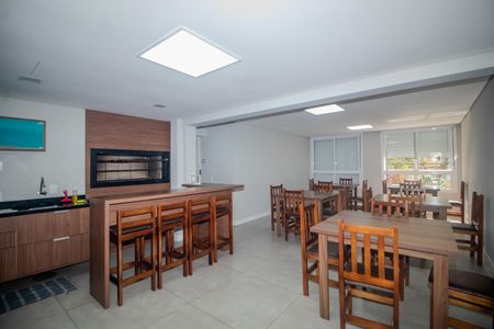 Apartamento para alugar com 44m², 1 quarto e 1 vaga Apartamento para alugar com 44m², 1 quarto e 1 vagaÁrea comum - Salão de festas