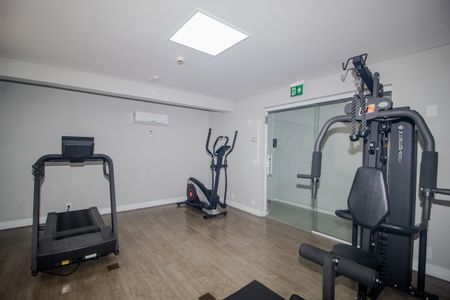 Apartamento para alugar com 44m², 1 quarto e 1 vaga Apartamento para alugar com 44m², 1 quarto e 1 vagaAcademia