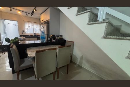 Sala - Sala de Jantar de casa à venda com 3 quartos, 195m² em Vila Vilma, Santo André