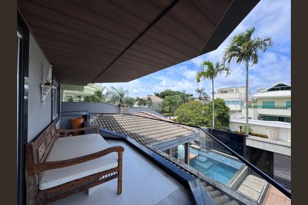 Suite 1 - varanda de casa de condomínio à venda com 4 quartos, 383m² em Recreio dos Bandeirantes, Rio de Janeiro