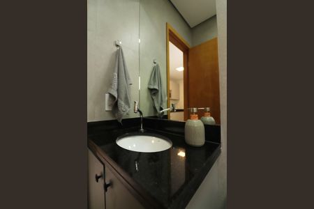 Banheiro Social de kitnet/studio para alugar com 1 quarto, 28m² em Centro, São Bernardo do Campo