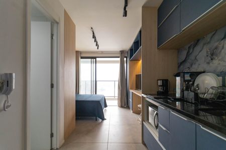 Studio à venda com 27m², 1 quarto e sem vagaCozinha