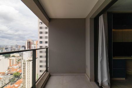 Varanda de kitnet/studio à venda com 1 quarto, 27m² em Pompeia, São Paulo