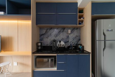 Studio à venda com 27m², 1 quarto e sem vagaCozinha