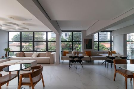 Studio à venda com 27m², 1 quarto e sem vagaSalão de Festas