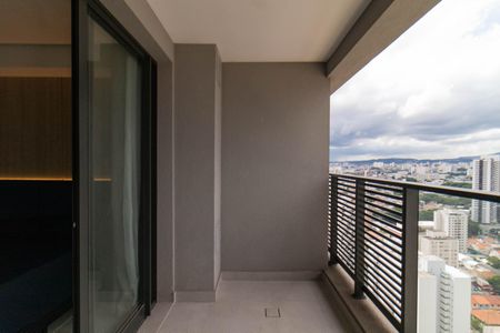 Varanda de kitnet/studio à venda com 1 quarto, 27m² em Pompeia, São Paulo