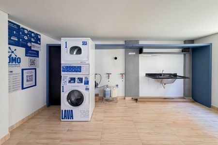 Studio para alugar com 26m², 1 quarto e sem vaga Studio para alugar com 26m², 1 quarto e sem vagaLavanderia