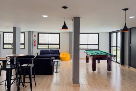 Studio para alugar com 26m², 1 quarto e sem vaga Studio para alugar com 26m², 1 quarto e sem vagaSalão de jogos