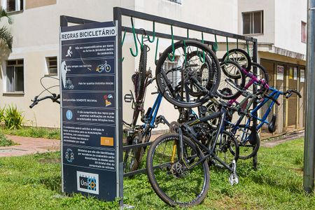 Apartamento para alugar com 44m², 2 quartos e 1 vaga Apartamento para alugar com 44m², 2 quartos e 1 vagaÁrea Comum - Bicicletario