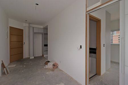 Sala de apartamento para alugar com 1 quarto, 49m² em Jardim Bela Vista, Santo André