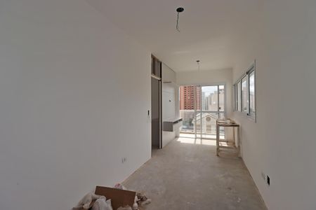 Sala de apartamento para alugar com 1 quarto, 49m² em Jardim Bela Vista, Santo André