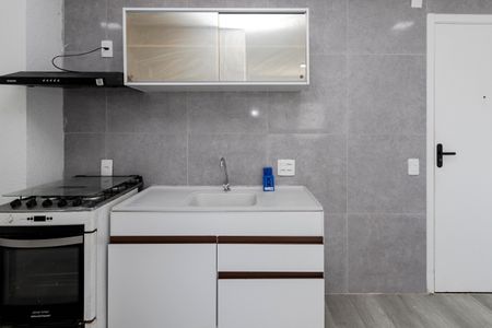 Cozinha de apartamento para alugar com 2 quartos, 35m² em Jardim Promissao, São Paulo