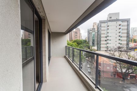 Varanda na Sala de apartamento para alugar com 3 quartos, 98m² em Lourdes, Belo Horizonte