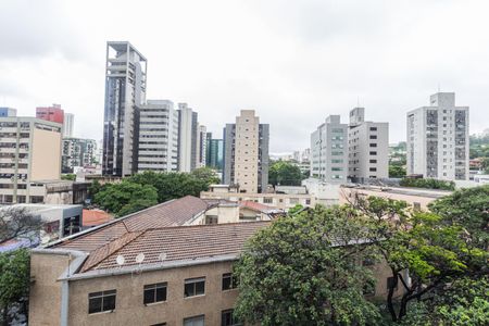 Vista da Varanda na Sala de apartamento para alugar com 3 quartos, 98m² em Lourdes, Belo Horizonte