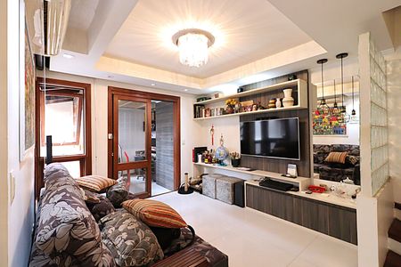 Sala de apartamento à venda com 3 quartos, 150m² em Petrópolis, Porto Alegre