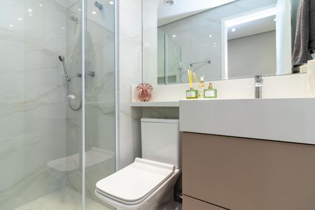 Apartamento para alugar com 60m², 2 quartos e 2 vagasBanheiro da Suíte