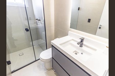 Apartamento à venda com 124m², 3 quartos e 2 vagas Apartamento à venda com 124m², 3 quartos e 2 vagasBanheiro da Suíte