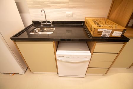 Studio para alugar com 30m², 1 quarto e sem vaga Studio para alugar com 30m², 1 quarto e sem vagaCozinha