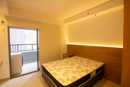 Sala / Quarto - Studio de kitnet/studio para alugar com 1 quarto, 30m² em Santo Amaro, São Paulo