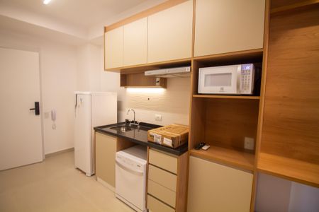 Studio para alugar com 30m², 1 quarto e sem vaga Studio para alugar com 30m², 1 quarto e sem vagaCozinha