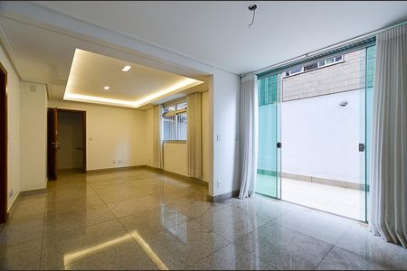 Sala Ambientes de apartamento à venda com 4 quartos, 177m² em Sion, Belo Horizonte