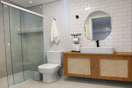 Apartamento para alugar com 83m², 2 quartos e sem vaga Apartamento para alugar com 83m², 2 quartos e sem vagaBanheiro