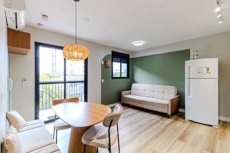 Sala de apartamento para alugar com 1 quarto, 34m² em Campos Elíseos, São Paulo