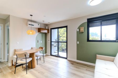 Sala de apartamento para alugar com 1 quarto, 34m² em Campos Elíseos, São Paulo