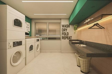 Apartamento para alugar com 42m², 1 quarto e 1 vaga Apartamento para alugar com 42m², 1 quarto e 1 vagaÁrea comum - Lavanderia